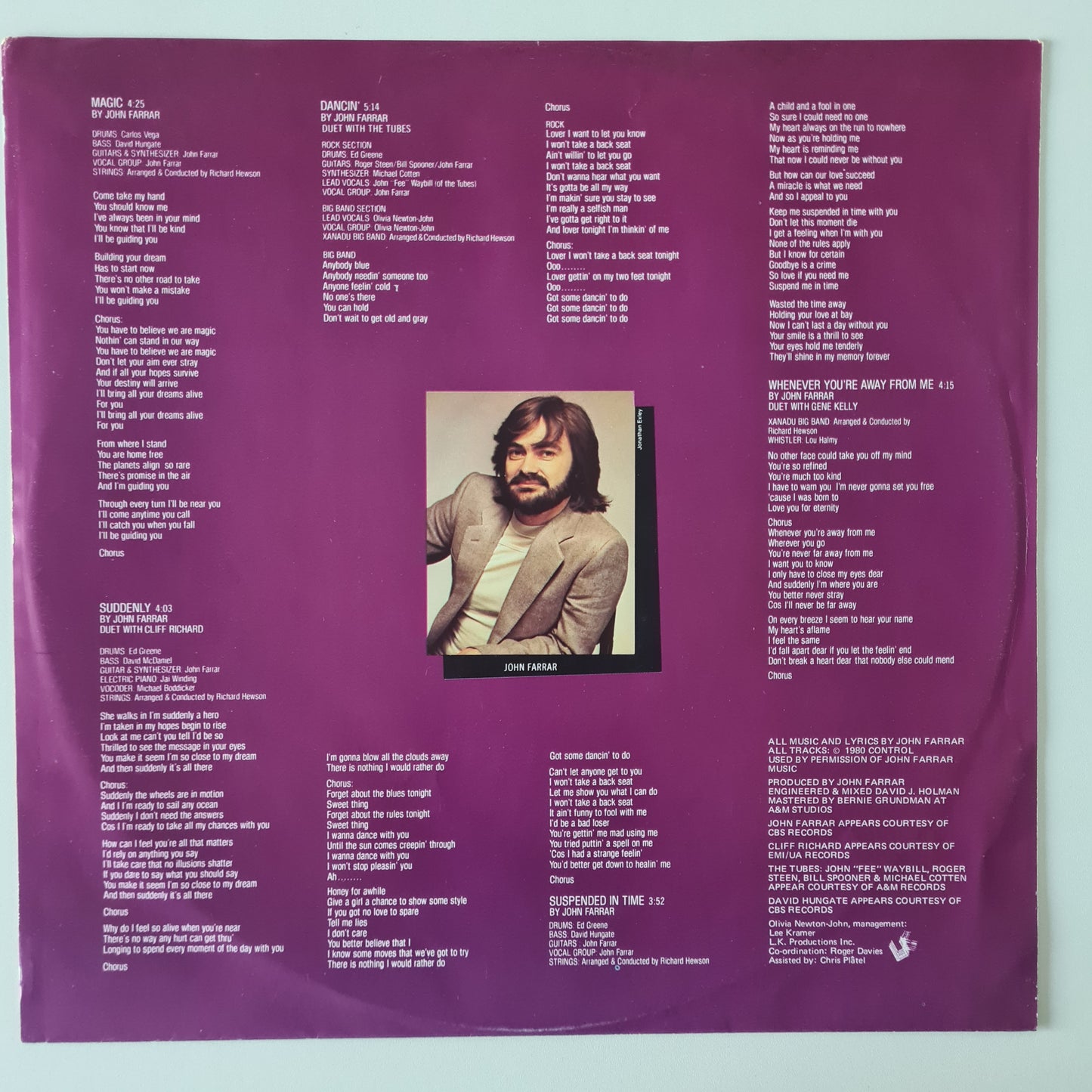 ELO & Olivia Newton John – Xanadu - 1980 (Gatefold) - Vinyl Record LP