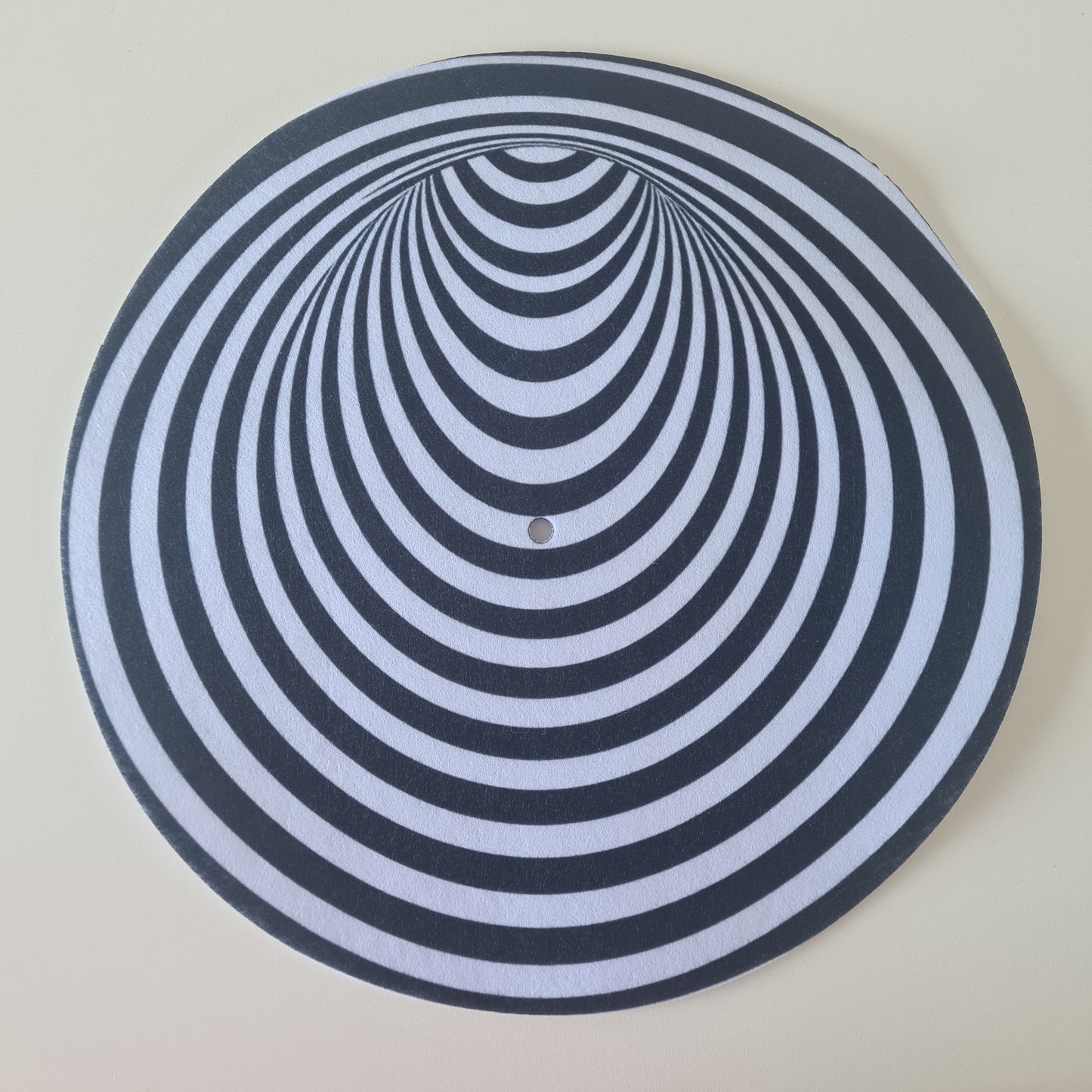 Vertigo Swirl: The Twilight Zone - AntiStatic Turntable Mat -3mm Thick, 29.5cm wide - Vinyl Record Player Protection Mat