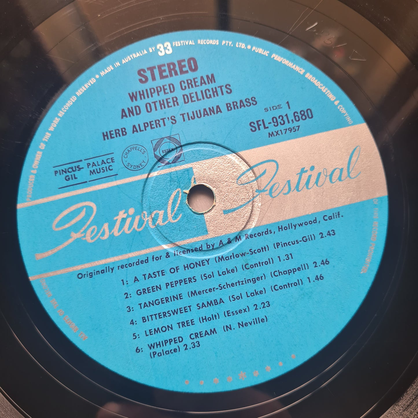 Herb Alpert's Tijuana Brass – Whipped Cream & Other Delights -1965 (1966 Australian Stereo Pressing) - Vinyl Record LP