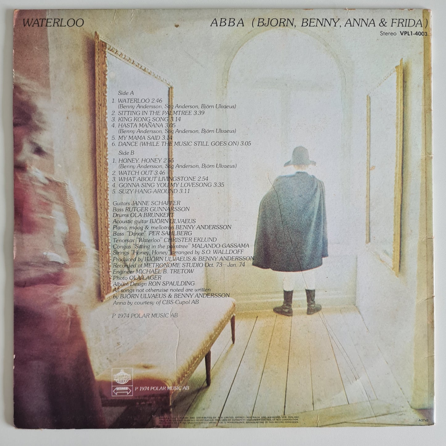 ABBA – Bjorn, Benny, Anna & Frida: Waterloo - 1974 - Vinyl Record LP