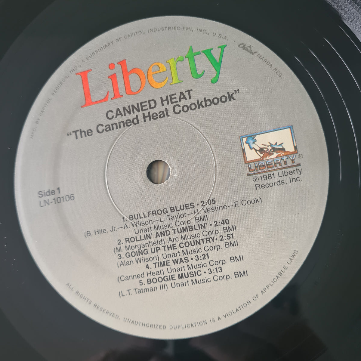 Canned Heat – The Canned Heat Cook Book (The Best Of Canned Heat) - 1969 (80's US Reissue) - Vinyl Record LP