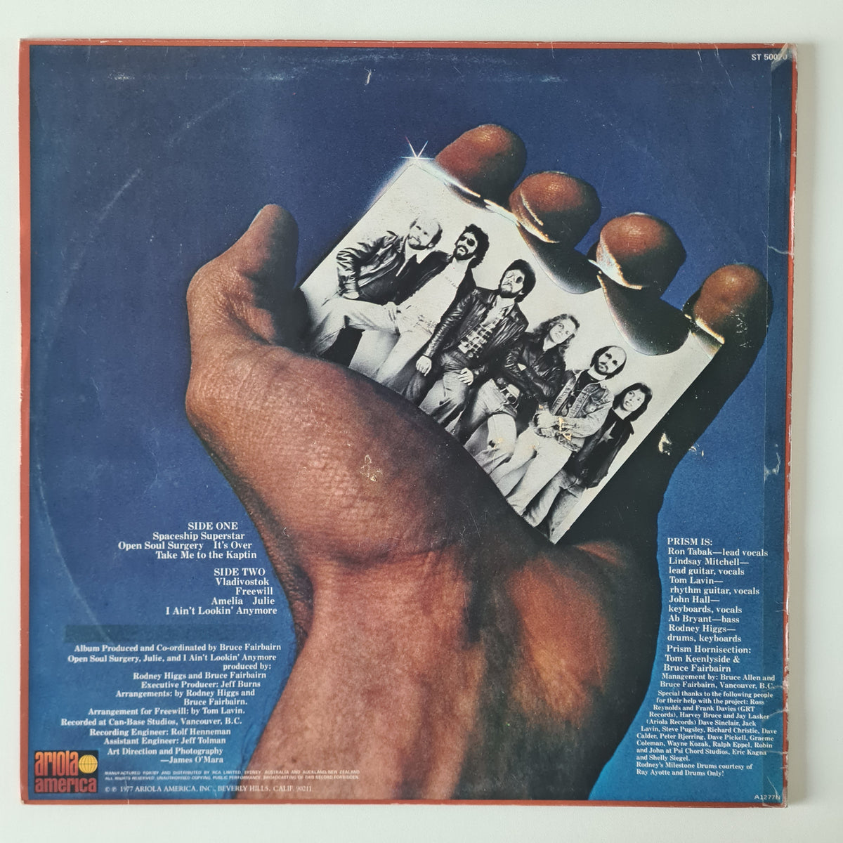 Prism – Prism - 1977 - Vinyl Record LP