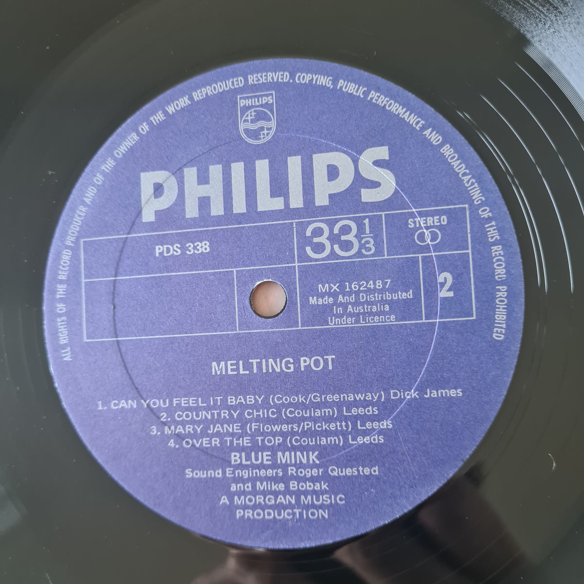 Blue Mink – Melting Pot - 1970 - Vinyl Record LP
