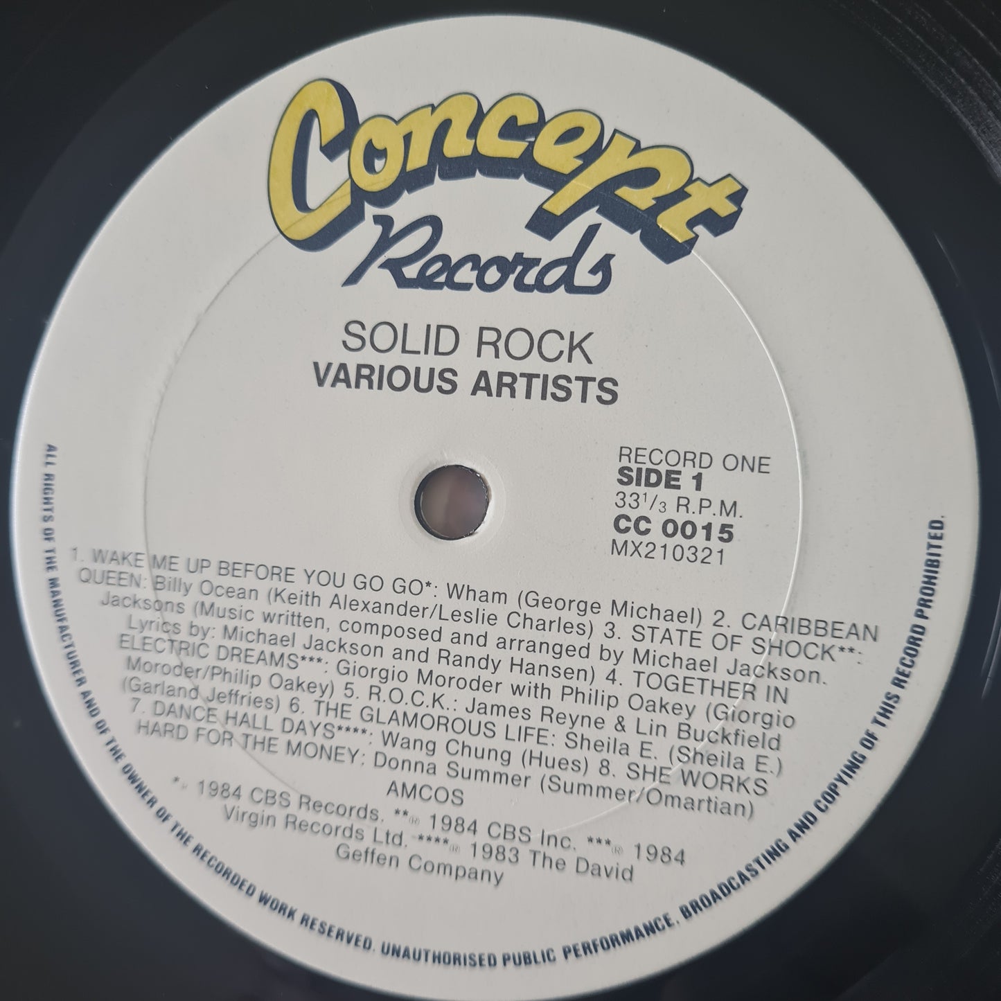Various Artists – Solid R.O.C.K. - 1985 (Australian Only Pressing) - Vinyl Record 2LP (near mint)