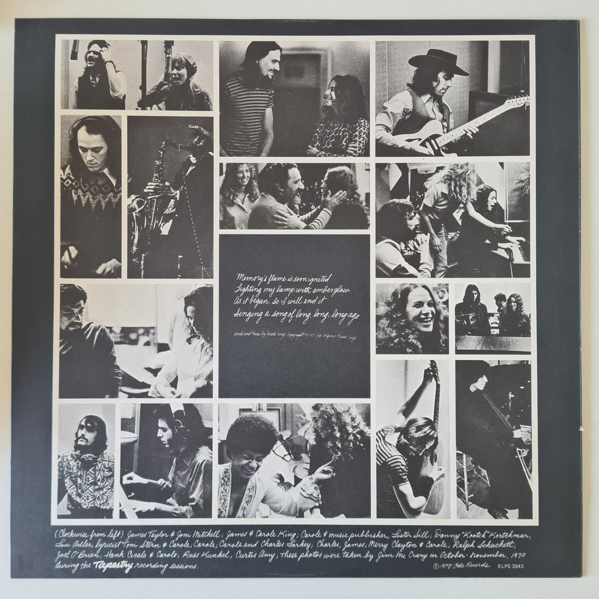 Carole King – Her Greatest Hits: Songs Of Long Ago - 1978 - Vinyl Record LP