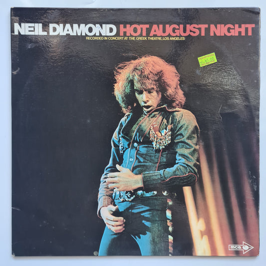 Neil Diamond – Hot August Night - 1972 (First Australian Pressing) - Vinyl Record 2LP