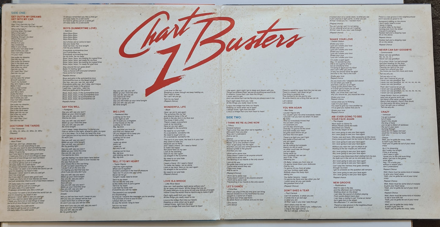 Various Artists/Hits album - Chart Busters 1 - 1988 - Vinyl Record LP (AUSTRALIAN ONLY PRESSING)
