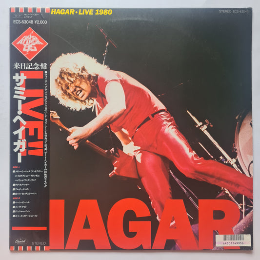 Sammy Hagar (Van Halen) – Live - 1980 (Japanese Pressing) - Vinyl Record LP