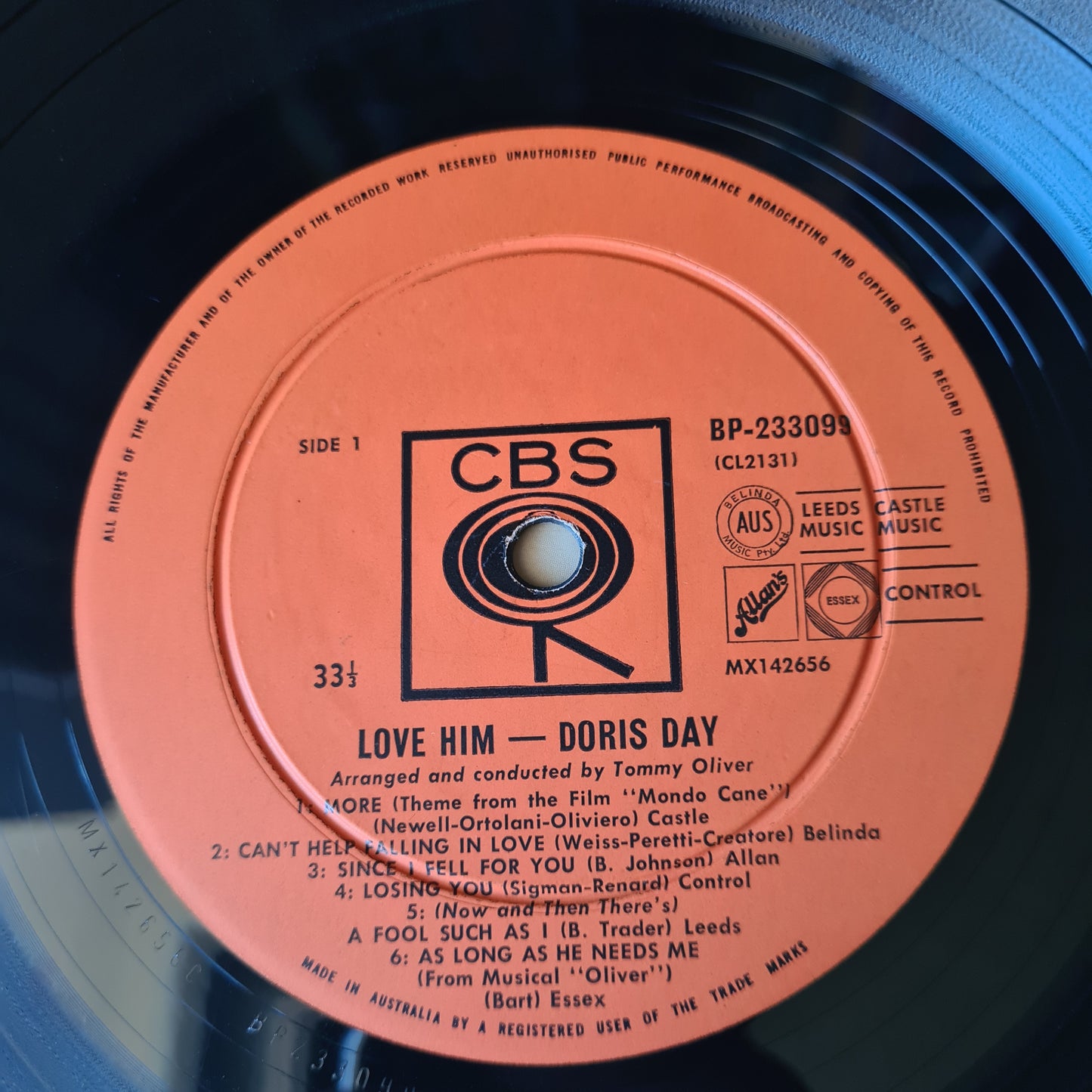 Doris Day – Doris Day - 1964 (Mono Pressing) - Vinyl Record LP