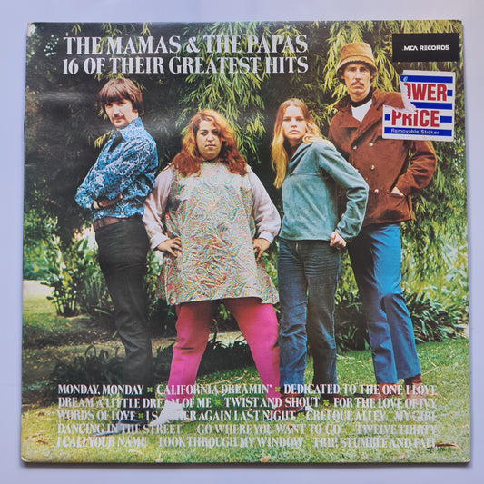 The Mamas & The Papas – 16 Of Their Greatest - 1969 (1984 Australian Pressing) - Vinyl Record LP