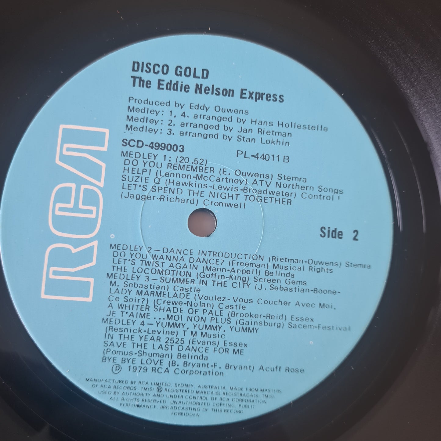 The Eddie Nelson Express – Disco Gold - 1979 - Vinyl Record LP
