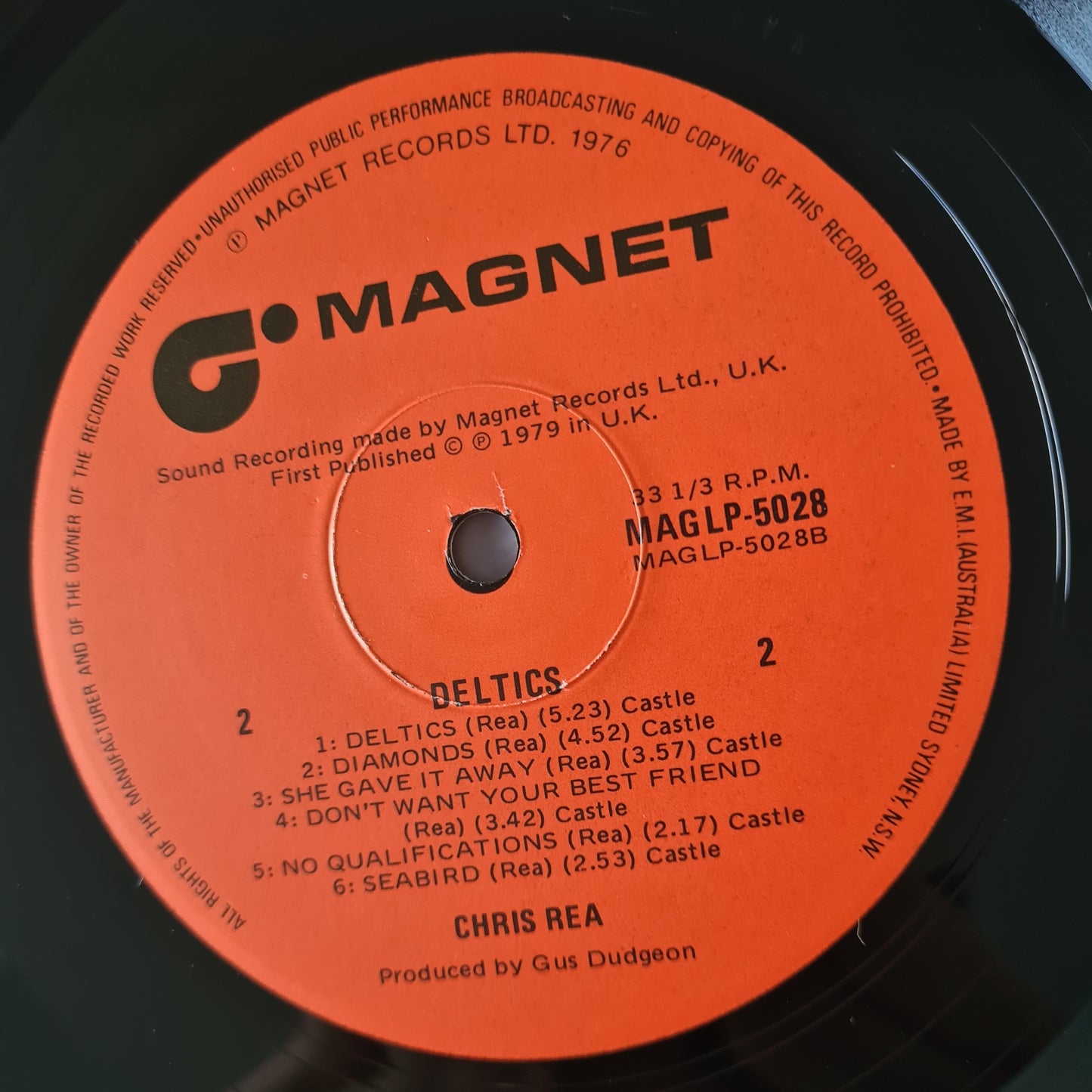 Chris Rea – Deltics - 1979 - Vinyl Record LP (near mint)