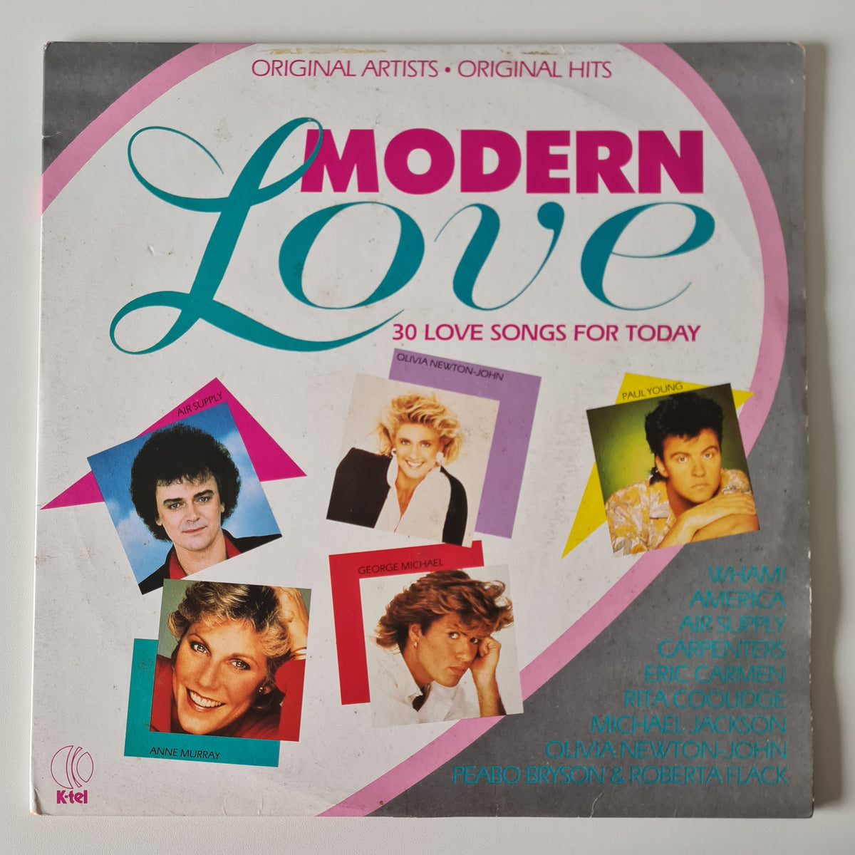 Various Artists – Modern Love 30 Love Songs For Today - 1988 (Australian Only Release) - Vinyl Record 2LP