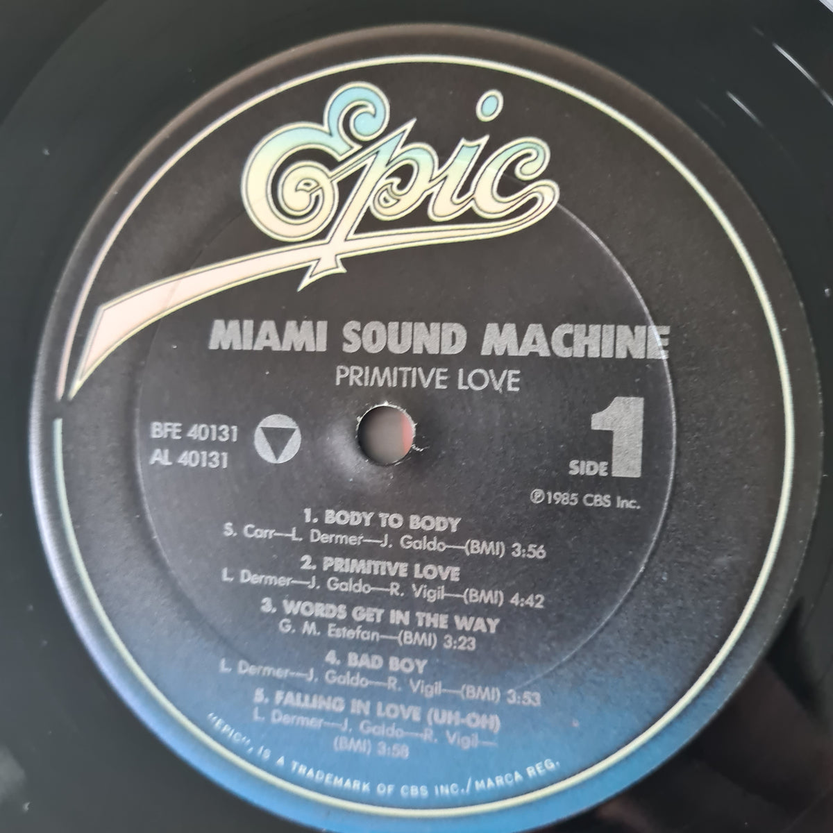 Miami Sound Machine – Primative Love - 1985 - Vinyl Record LP