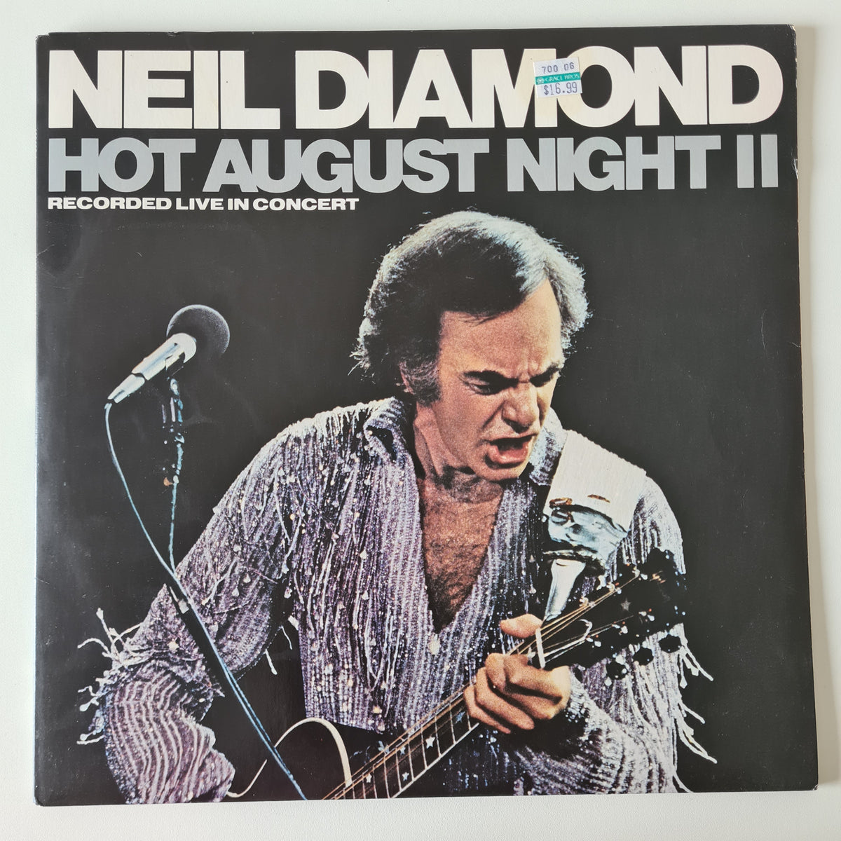 Neil Diamond – Hot August Night II - 1987 - Vinyl Record 2LP (Excellent)