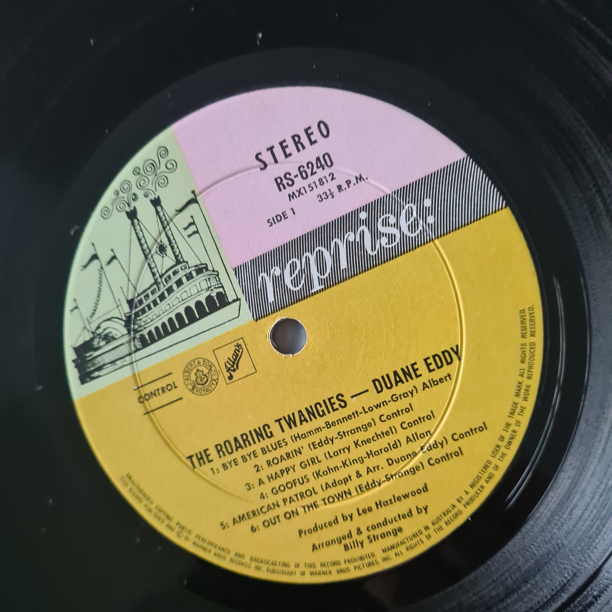 Duane Eddy – The Roaring Twangies - 1967 - Vinyl Record LP