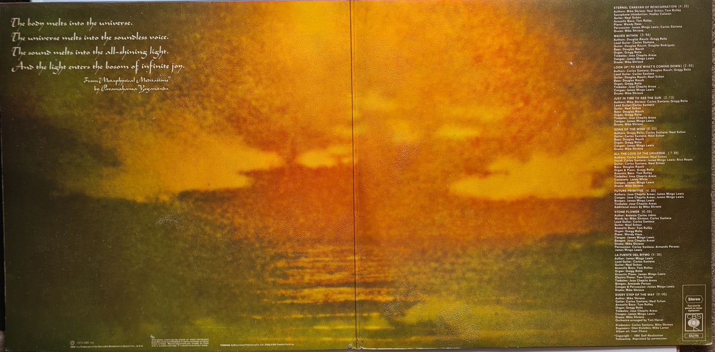 Santana – Caravanserai - 1972 (UK Gatefold Pressing) - Vinyl Record
