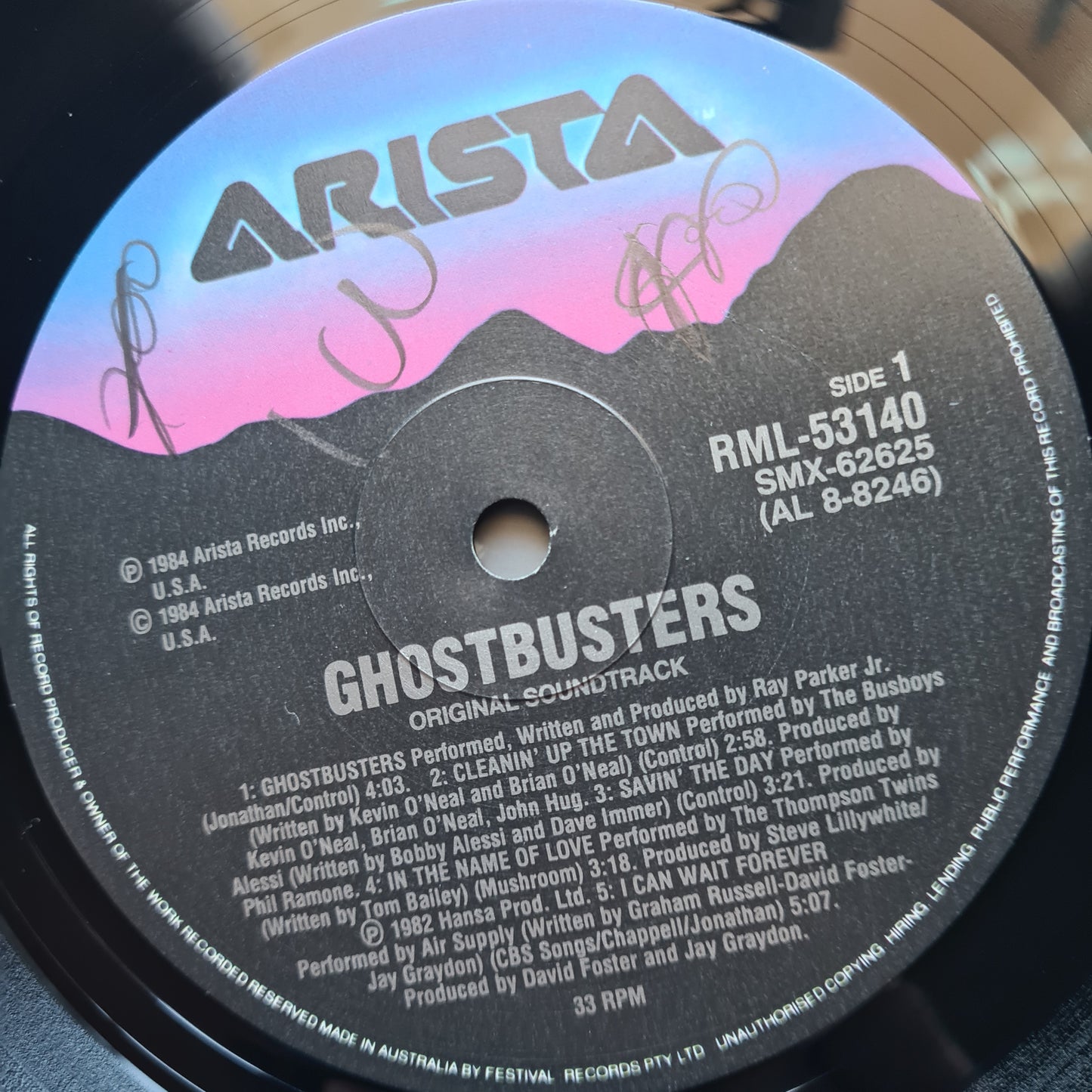Various - Ghostbusters (Original Soundtrack) - 1984 - Vinyl Record LP (Excellent)