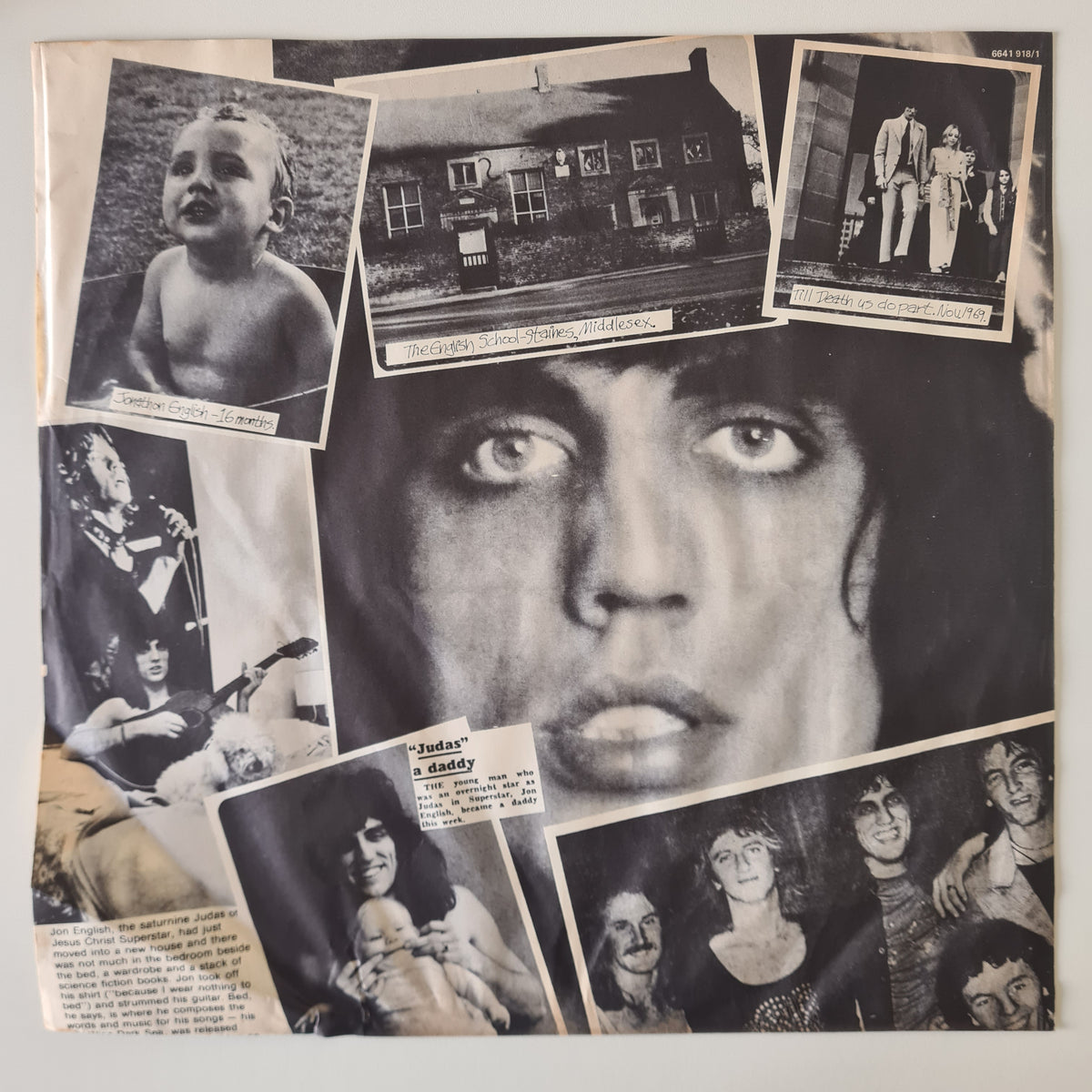 Jon English – English History - 1979 - Vinyl Record LP
