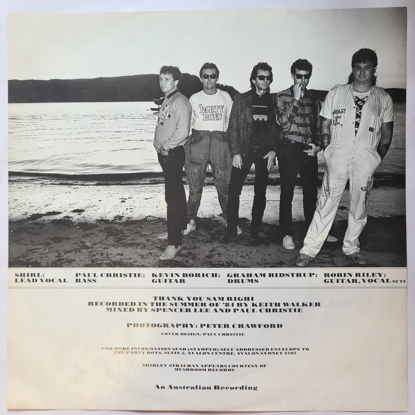 The Party Boys – No Song Too Sacred - 1984 - Vinyl Record LP (near mint)
