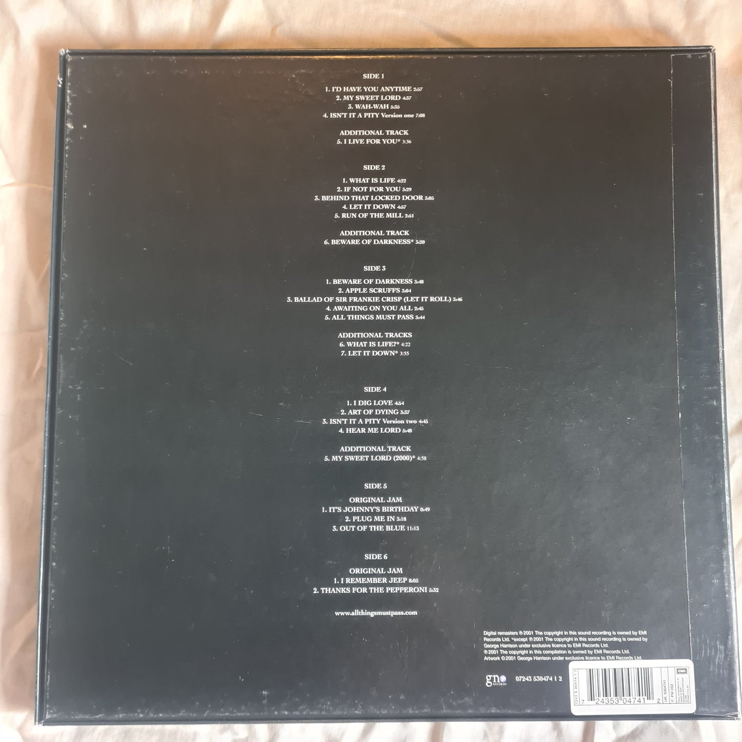 George Harrison – All Things Must Pass - 1970 (2001 European Press) - Vinyl Record 3LP Box Set *RARE*