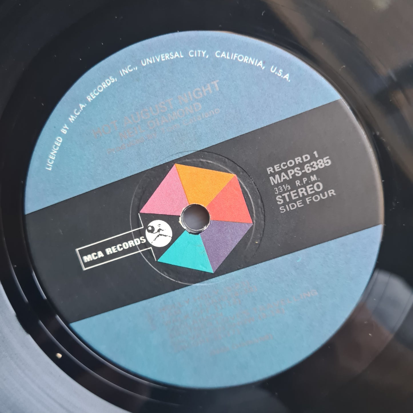 Neil Diamond – Hot August Night - 1972 (First Australian Pressing) - Vinyl Record 2LP
