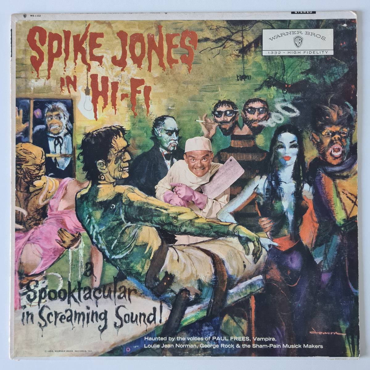 Spike Jones And The Band That Plays For Fun – Spike Jones in Hi-Fi and A Spooktacular in Screaming Sound - 1959 (70's USA Pressing) - Vinyl Record LP