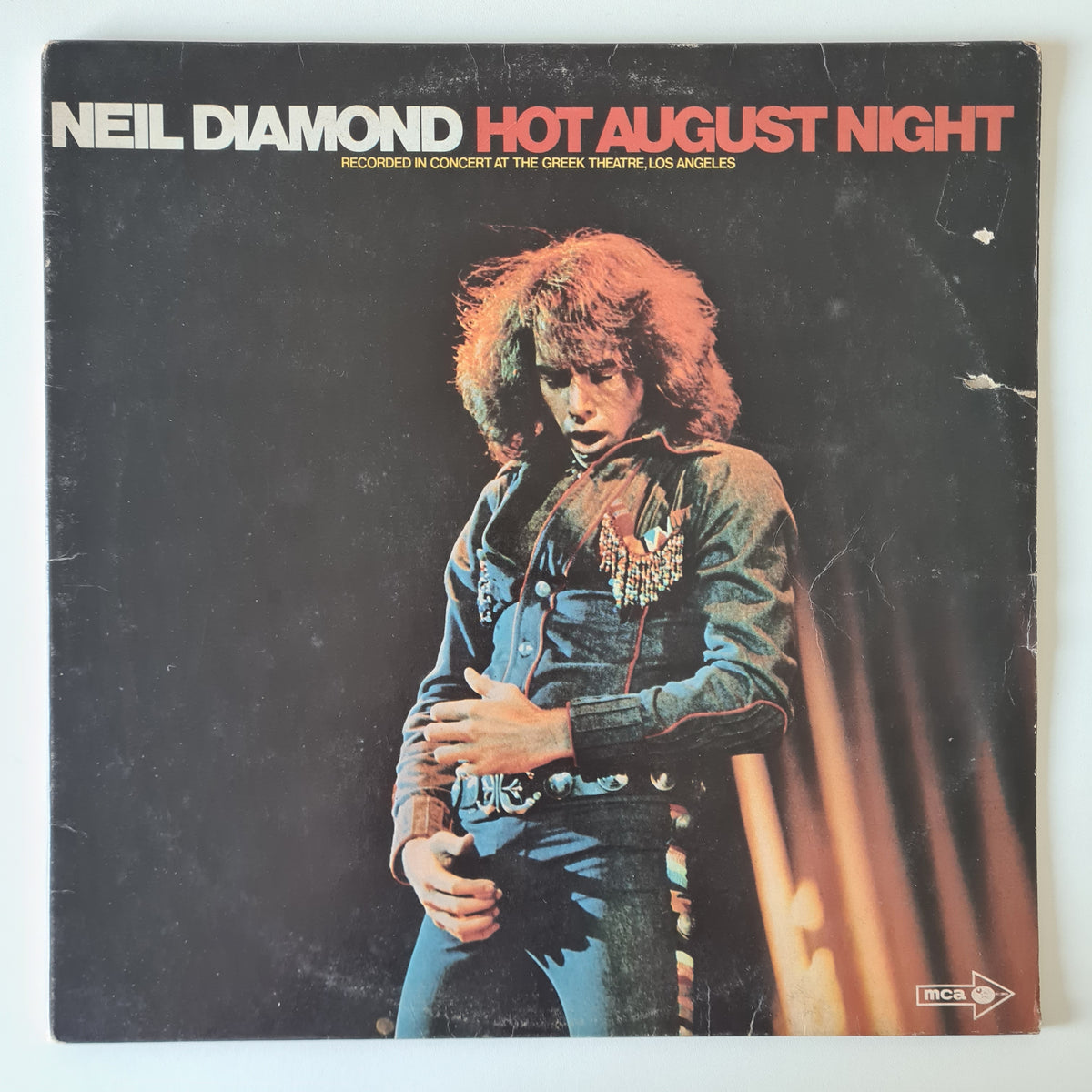 Neil Diamond – Hot August Night - 1972 (1973 2nd Australian Pressing) - Vinyl Record 2LP
