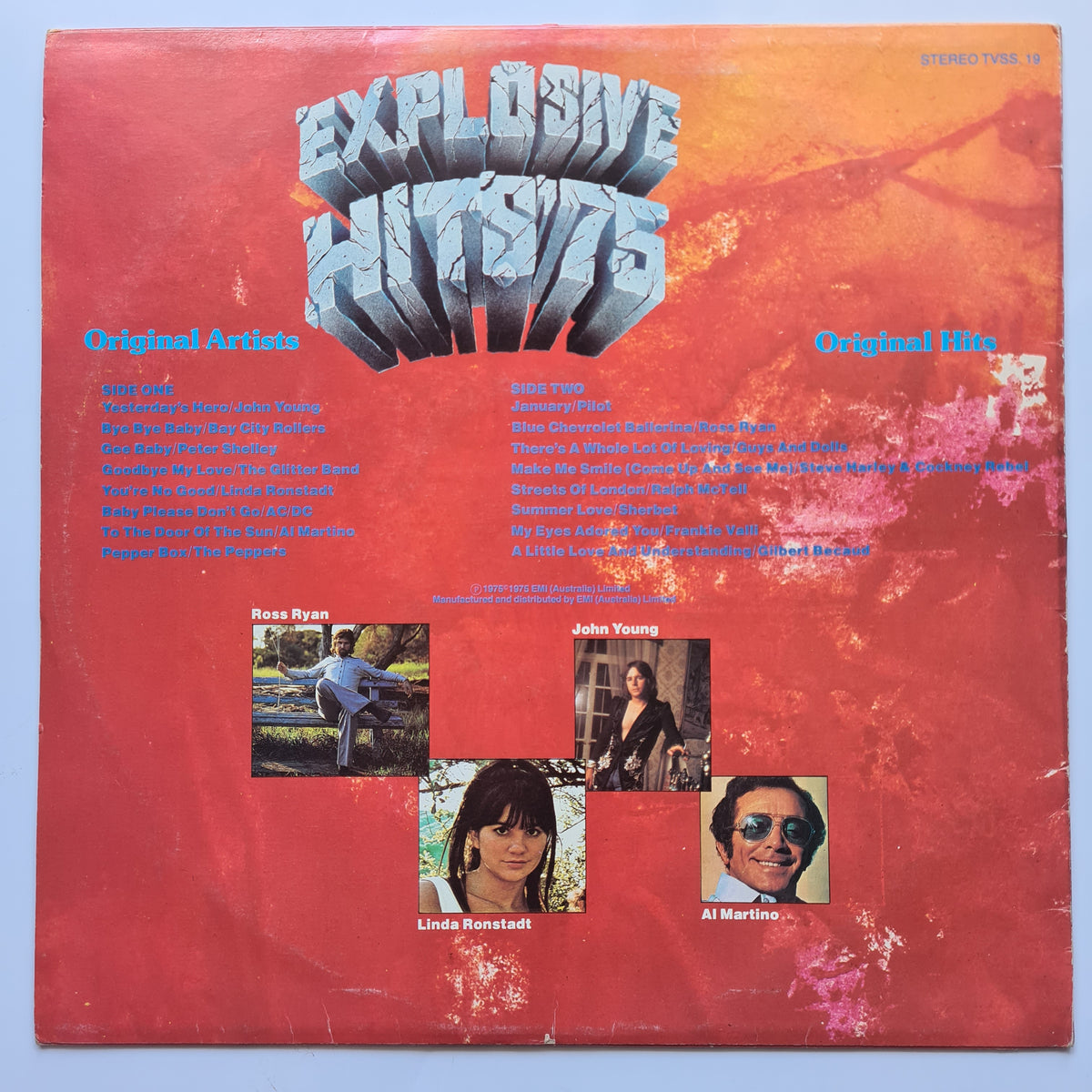 Various Artists – Explosive Hits '75 - 1975 - Vinyl Record LP