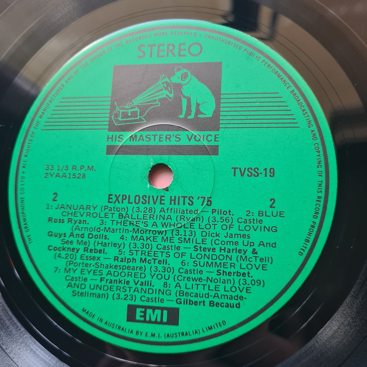 Various Artists – Explosive Hits '75 - 1975 - Vinyl Record LP