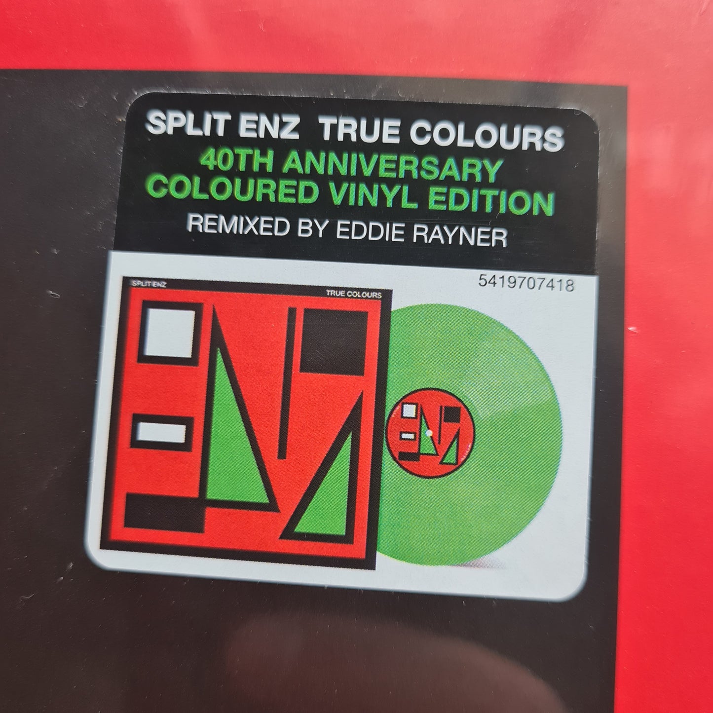 Split Enz – True Colours - 1980 (2020 40th Anniversary Remix Edition, Green Vinyl In Red/Green Sleeve) - Vinyl Record LP (Brand New Sealed)