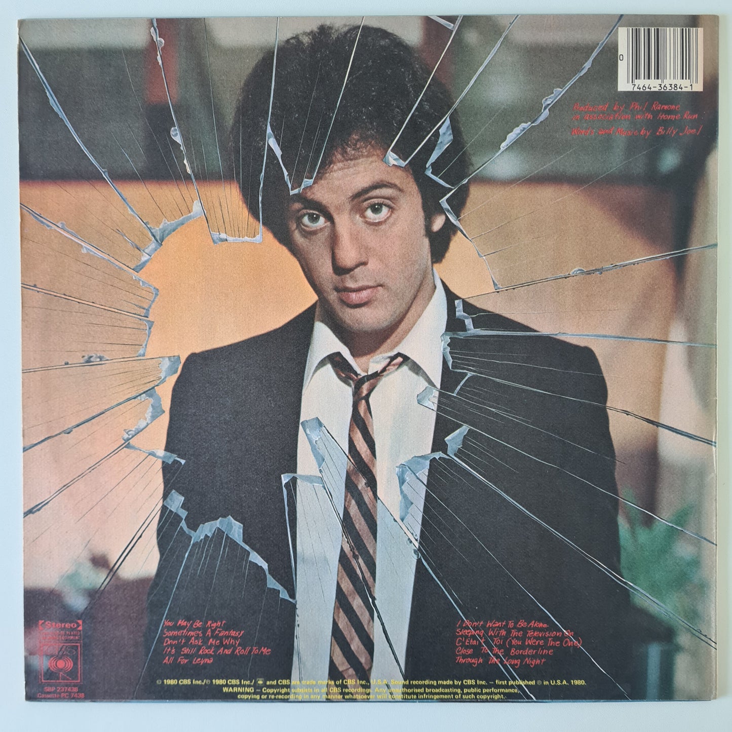 Billy Joel – Glass Houses - 1980 - Vinyl Record LP