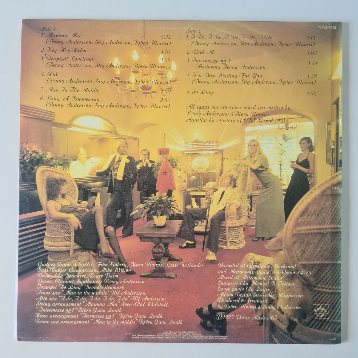 ABBA – ABBA - 1975 (Australian Repress)- Vinyl Record LP