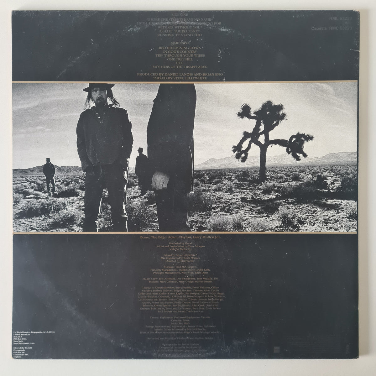 U2 – The Joshua Tree - 1987 (1st Australian Pressing)- Vinyl Record LP (Gatefold Cover)