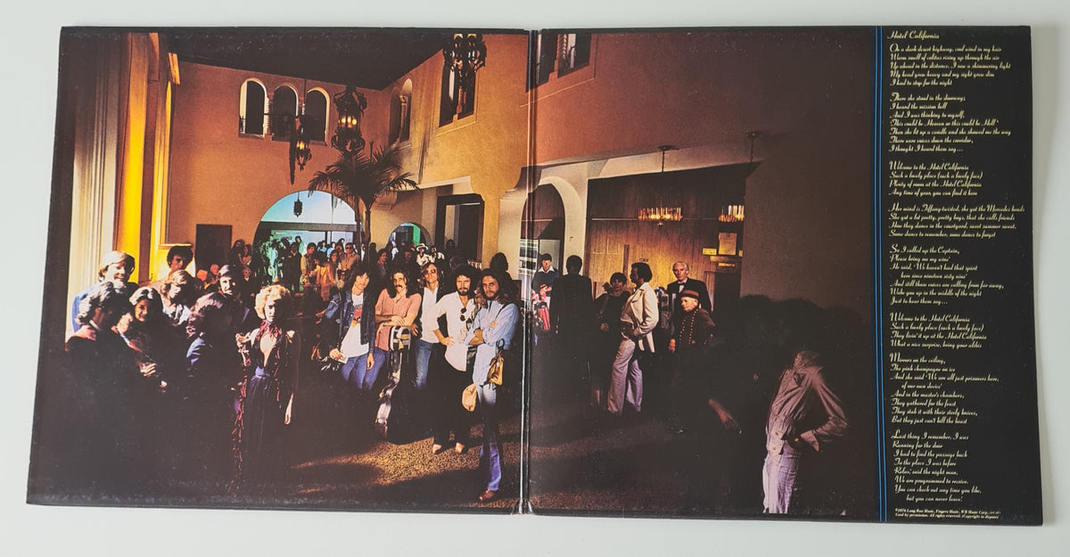 Eagles – Hotel California - 1976 - Vinyl Record LP (with poster)