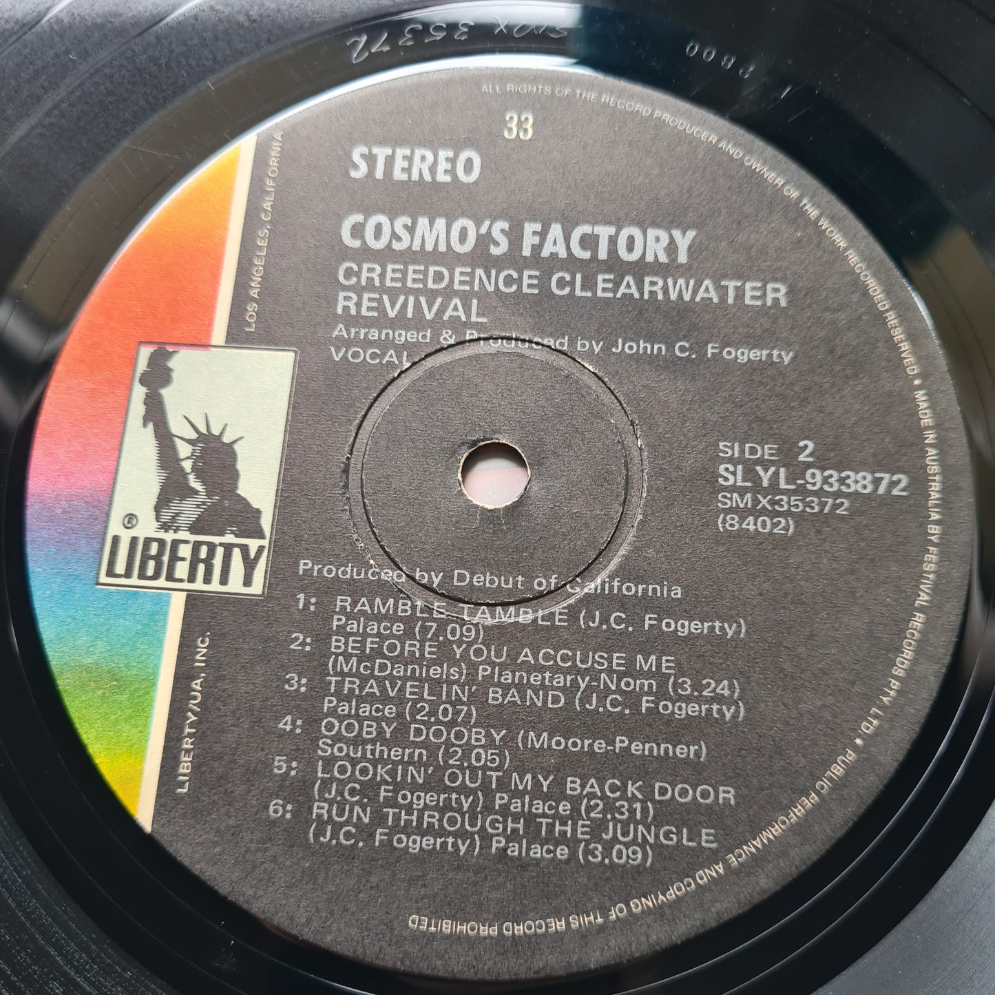 Creedence Clearwater Revival – Cosmo's Factory - 1970 (Australian Pressing) - Vinyl Record LP