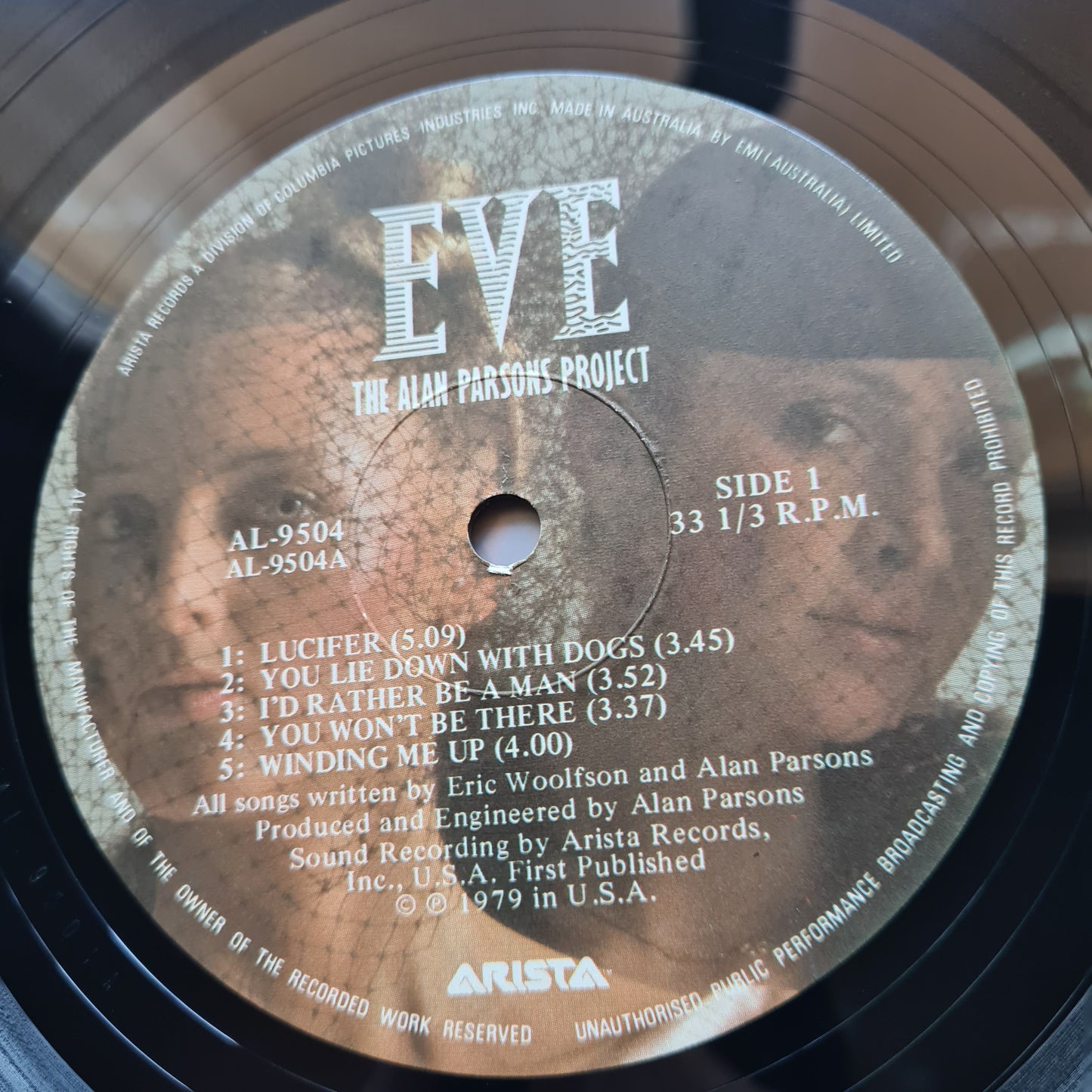 The Alan Parsons Project – Eve - 1979 - Vinyl Record LP