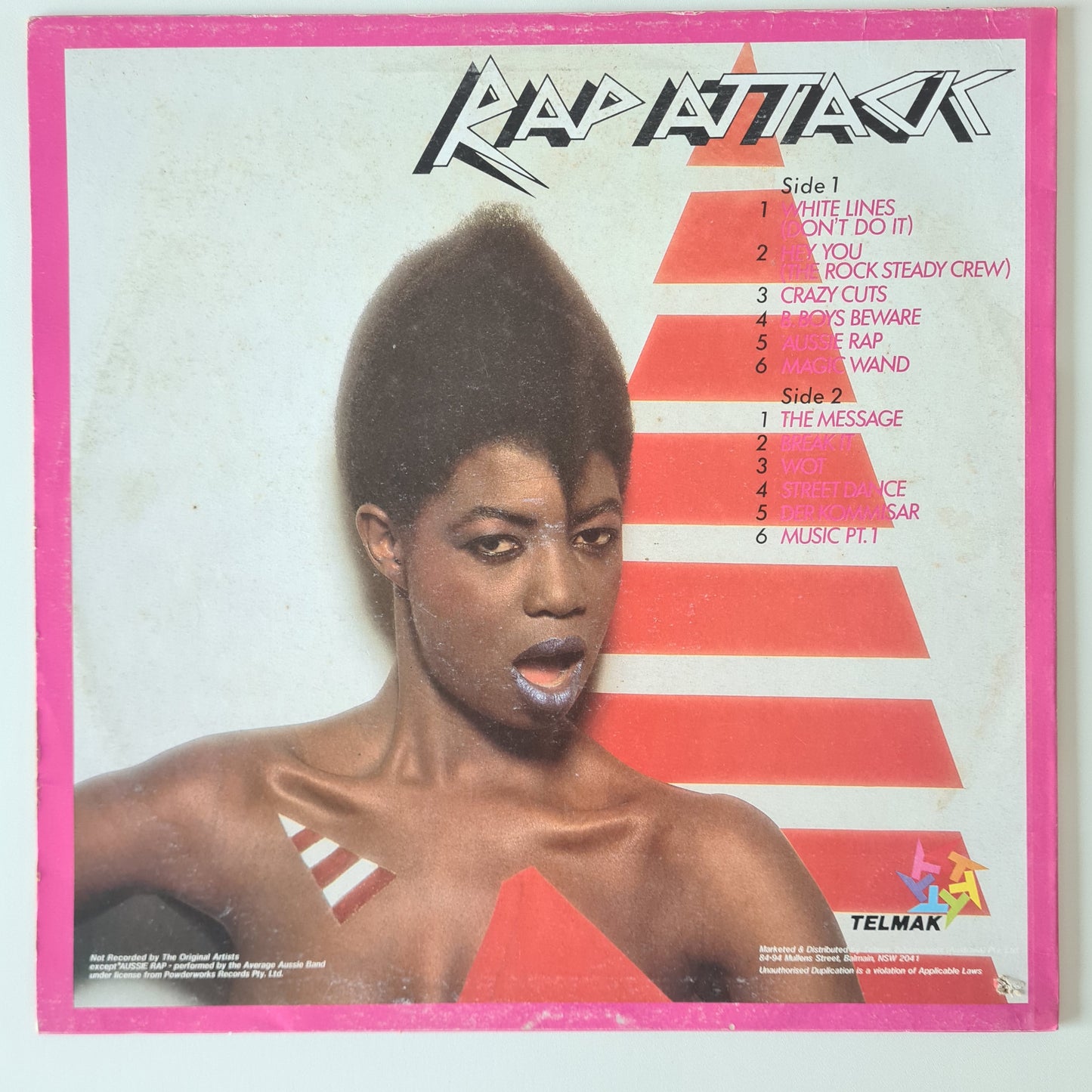 Various – Rap Attack Volume 1 - 1985 - Vinyl Record LP