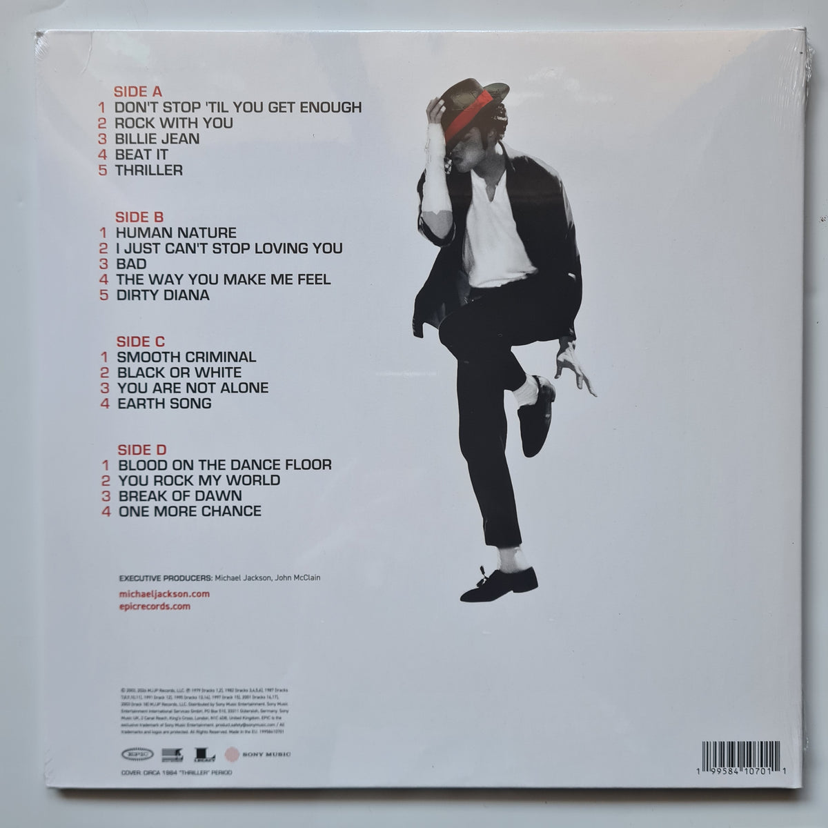 Michael Jackson – Number Ones - 2003 (2026 Red Vinyl Worldwide Pressing) - Vinyl Record 2LP
