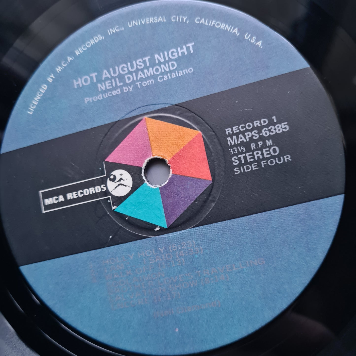 Neil Diamond – Hot August Night (1st Australian Pressing) - 1972 - Vinyl Record 2LP