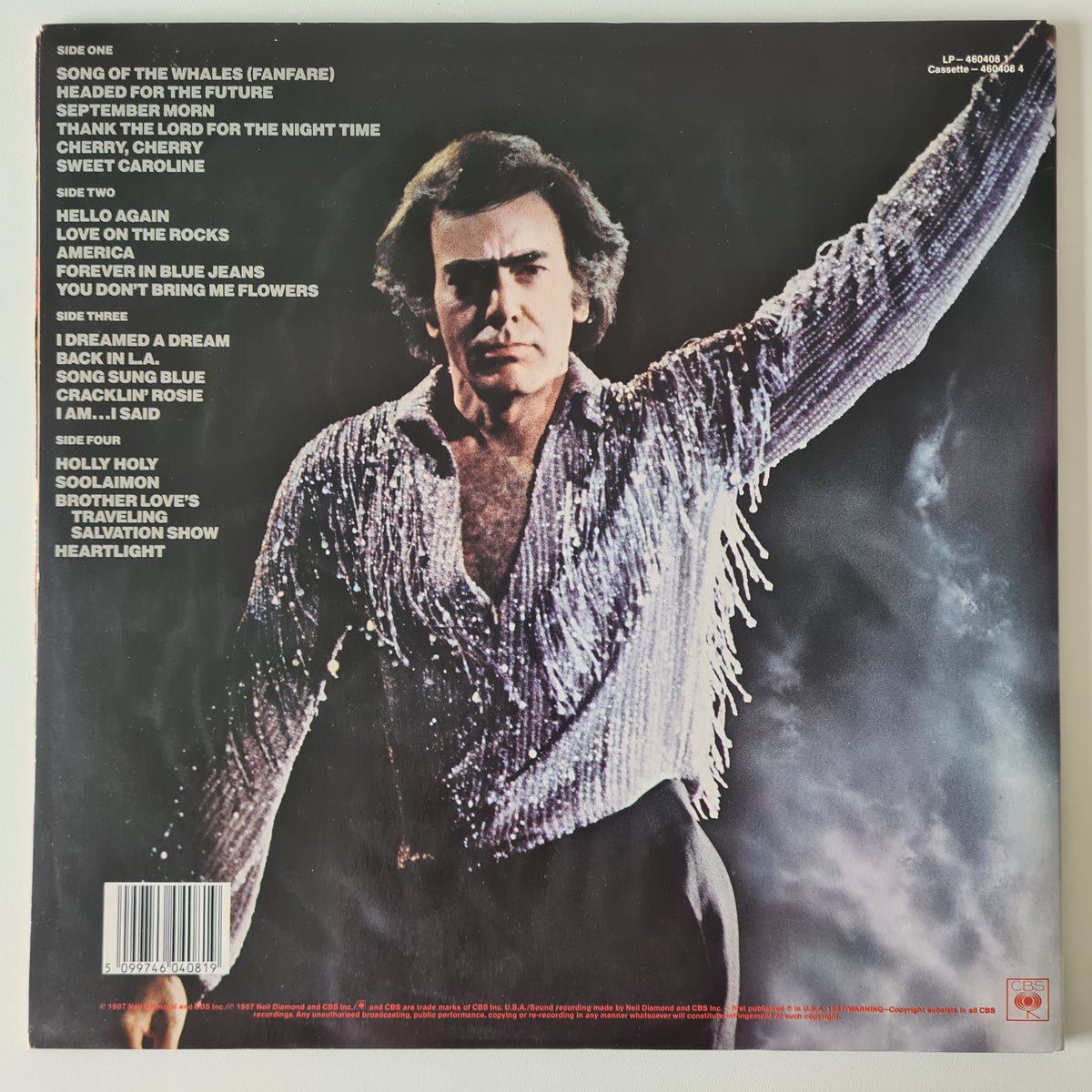Neil Diamond – Hot August Night II - 1987 - Vinyl Record 2LP (Excellent)