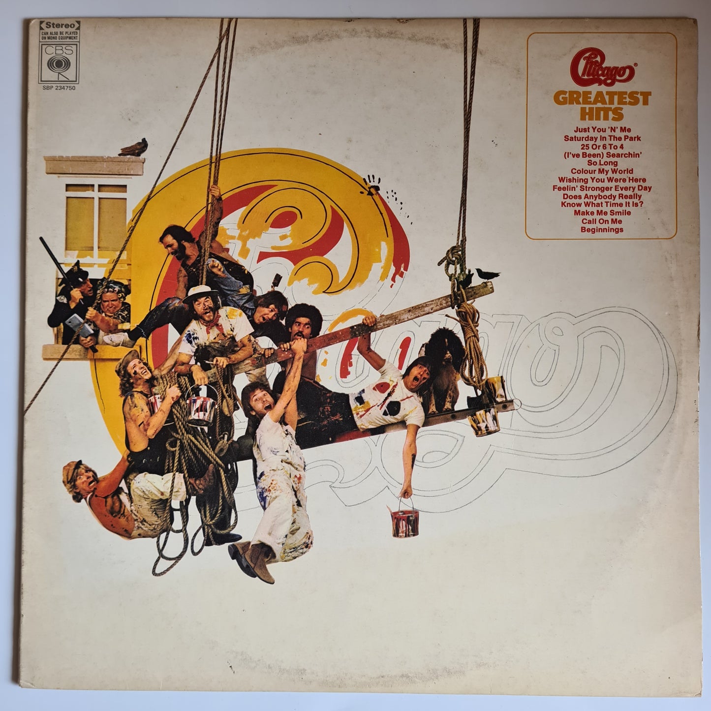 Chicago – Chicago's Greatest Hits- 1975 - Vinyl Record LP