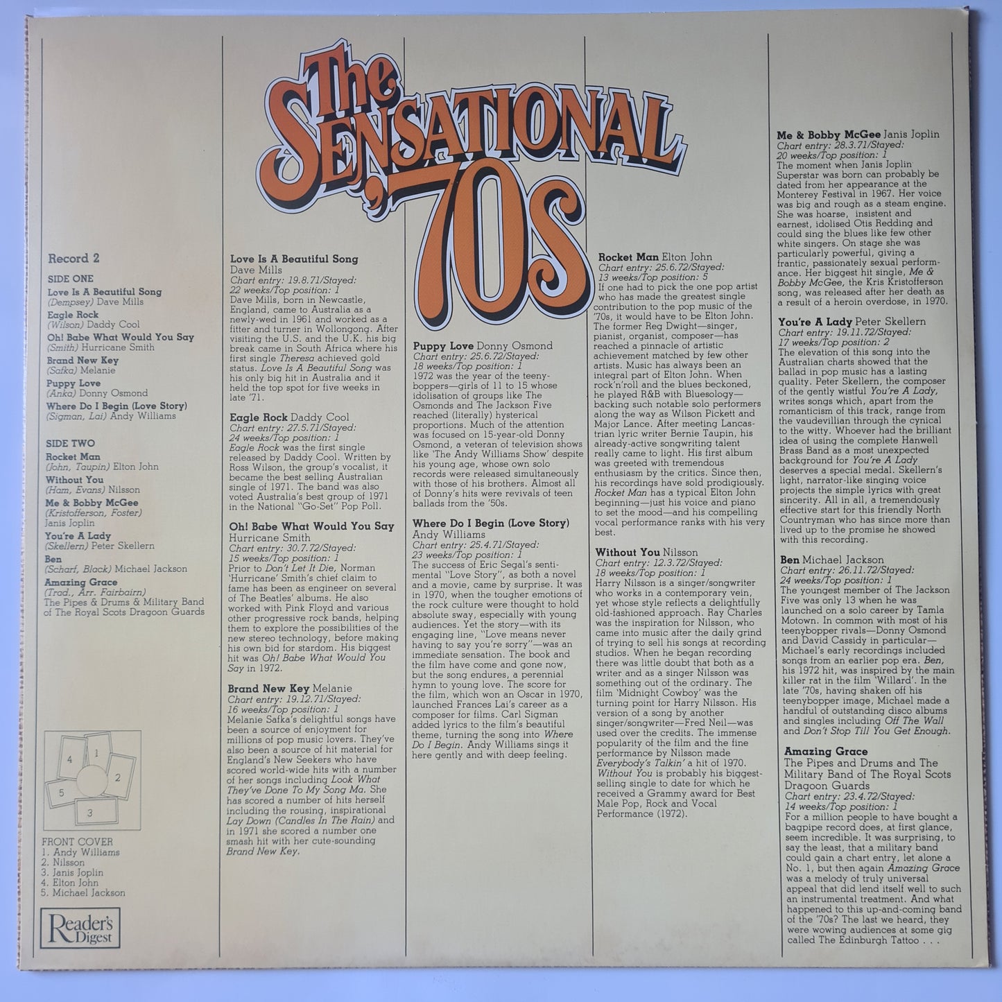 Various - Readers Digest: The Sensational '70s - 1981 - Vinyl Record 8LP BOX SET