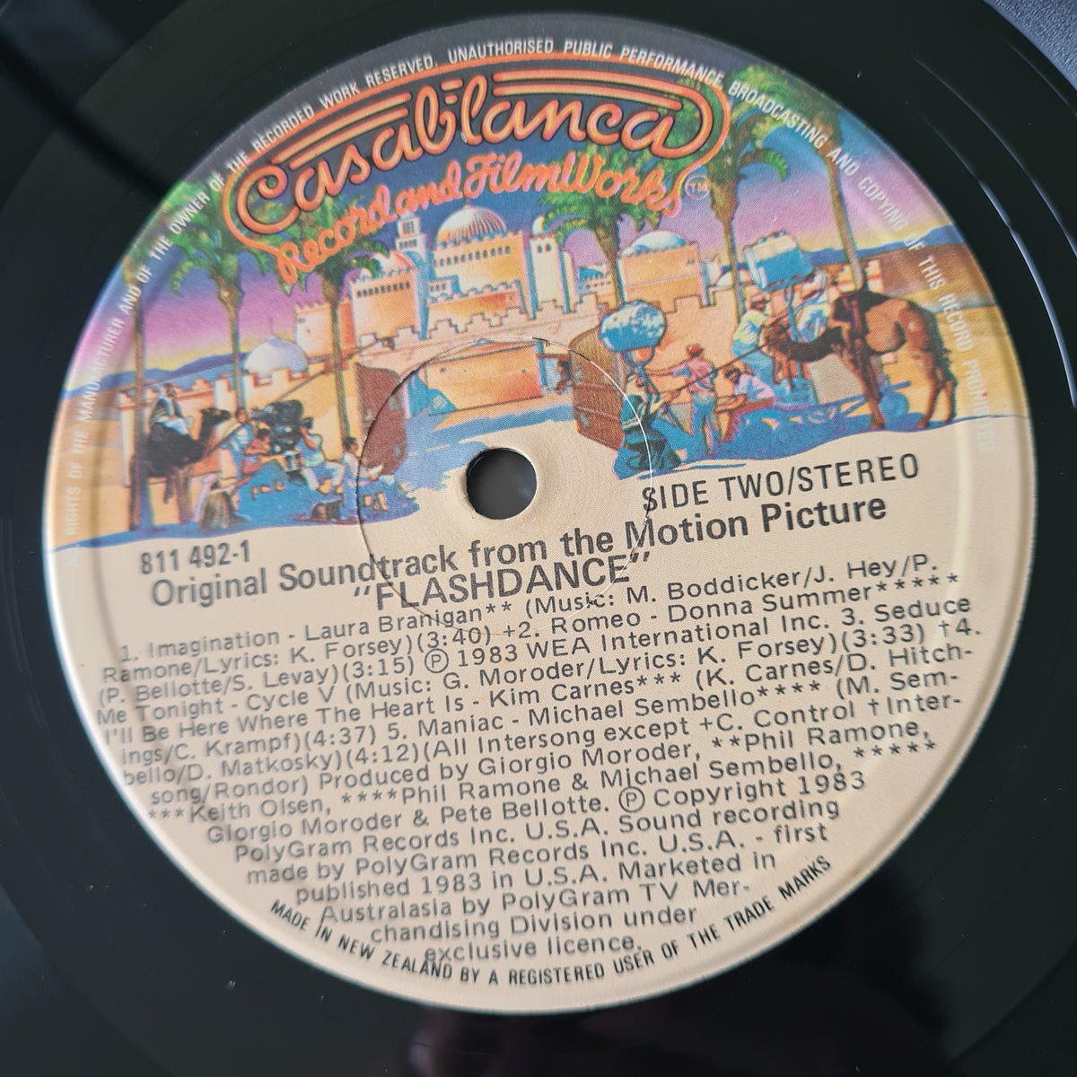 Various - Flashdance: Original Soundtrack From The Motion Picture - 1983 - Vinyl Record LP