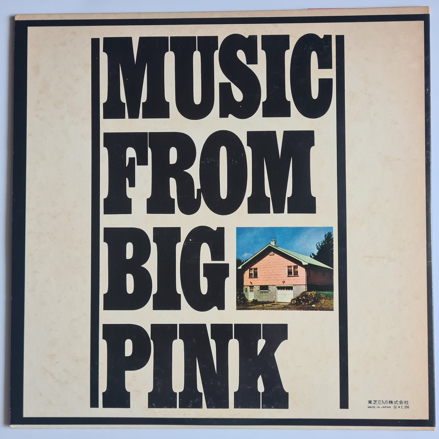 The Band – Music From Big Pink - 1968 (1973 Japanese Pressing) - Vinyl Record LP (near mint))