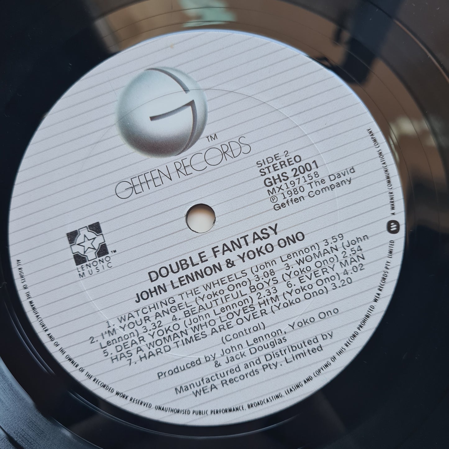 John Lennon & Yoko Ono – Double Fantasy - 1980 - Vinyl Record LP