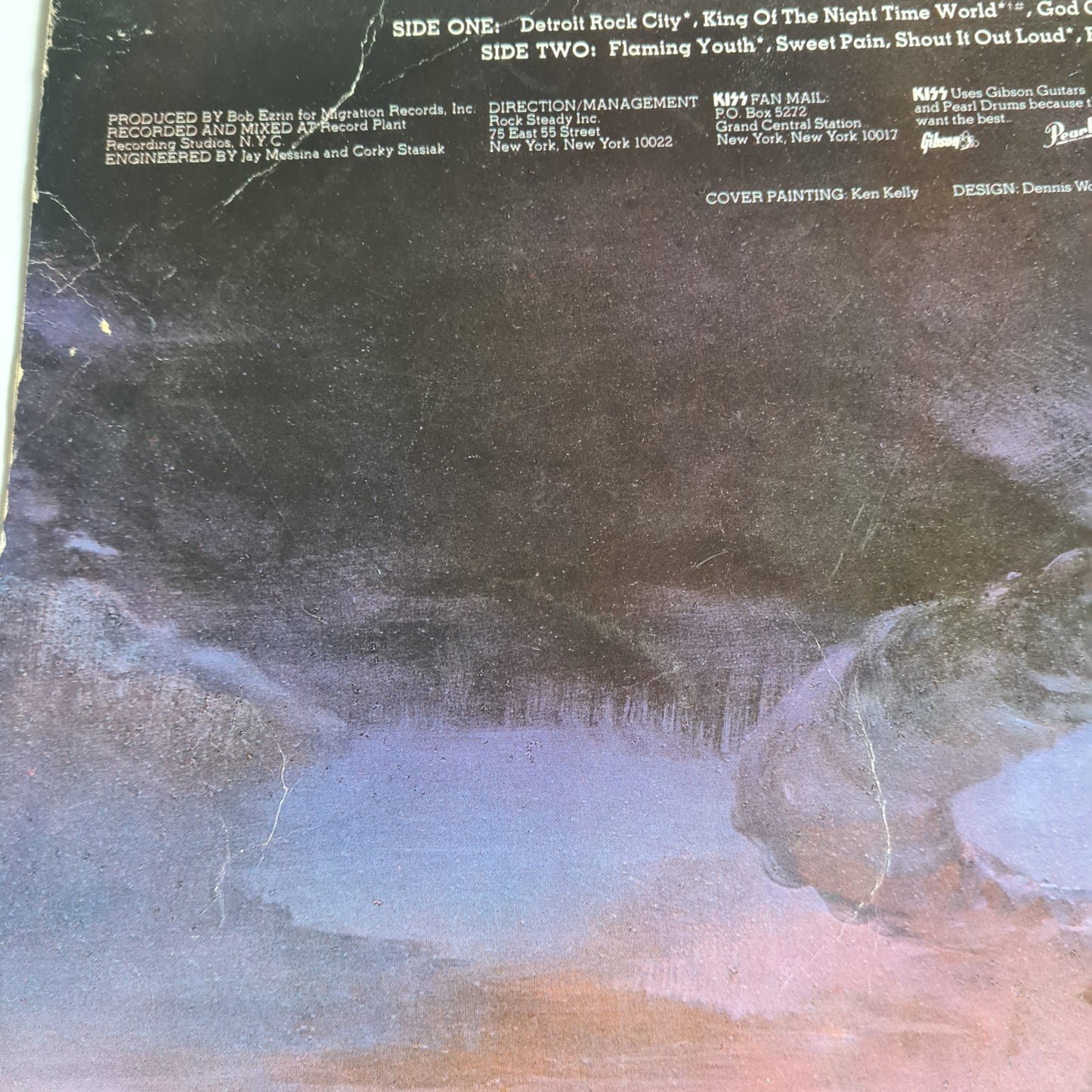 KISS – Destroyer - 1976 (2nd Australian Pressing Nov 1976) - Vinyl Record LP