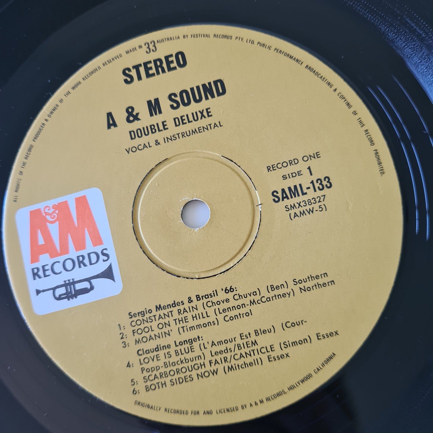 Various – A&M Sound Double Deluxe - 1970 (Australian Pressing) - Vinyl Record 2LP