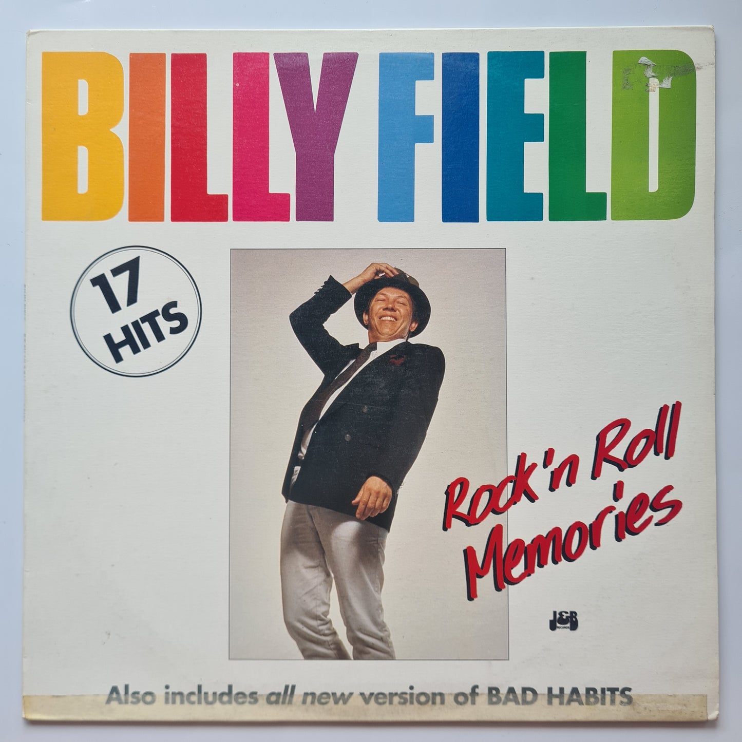 Billy Field - 17 Hits: Rock 'N Roll Memories – 1989 - Vinyl Record LP