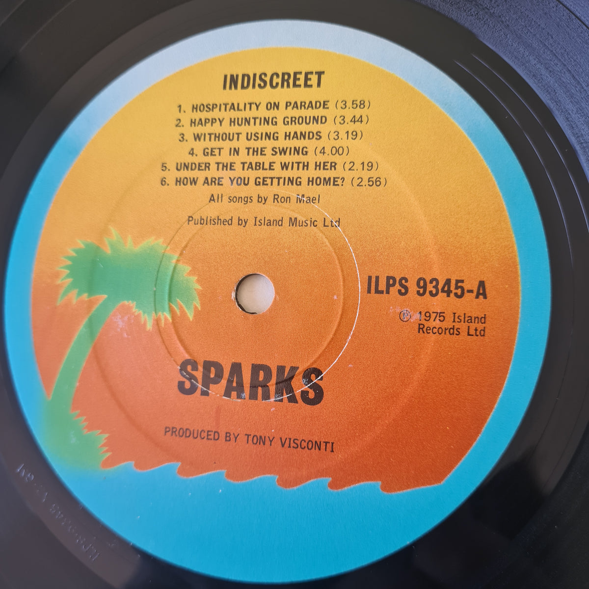 Sparks – Indiscreet - 1975 (UK Pressing) - Vinyl Record LP
